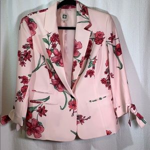 ANNE KLEIN Floral Blazer Medium